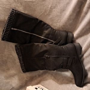 XOXO sz 10 Black Boots NIB